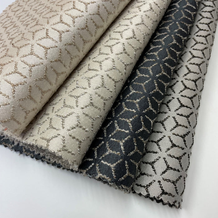 Gleason Geometric Pattern - Jacquard Upholstery Fabric -  - Revolution Upholstery Fabric