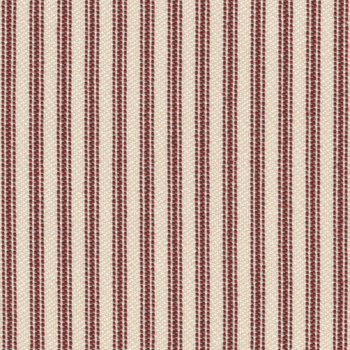 Foreshore - Washable Striped Performance Fabric - Yard / foreshore-sierra-red - Revolution Upholstery Fabric