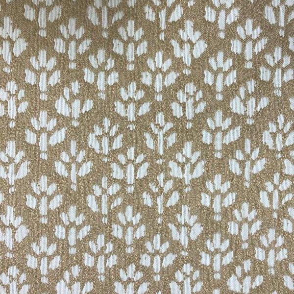 Iceland Ditsy Floral -  Jacquard Upholstery Fabric - Yard / iceland-straw - Revolution Upholstery Fabric