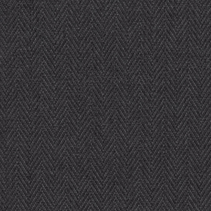 Anchorage Herringbone Outdoor Upholstery Fabric - swatch / Black - Revolution Upholstery Fabric