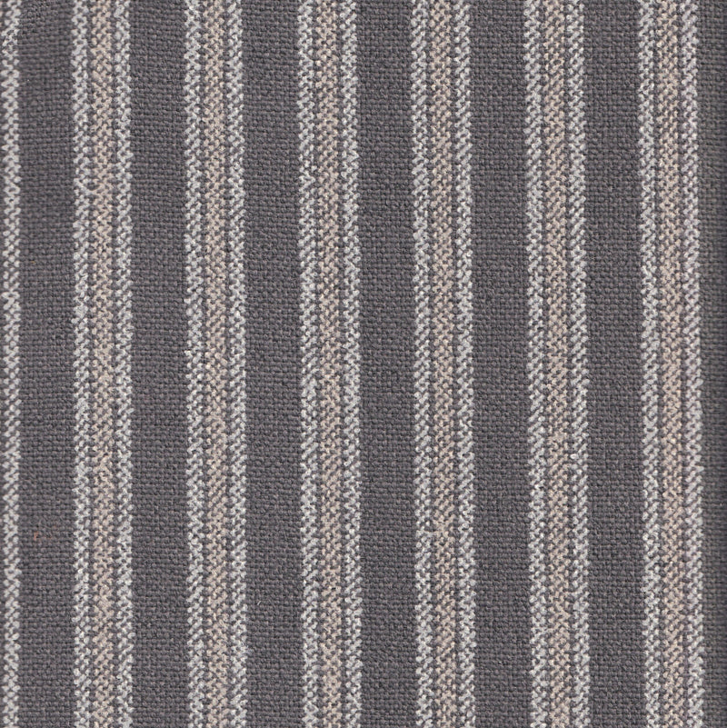 Billie - Striped Upholstery Fabric - Yard / Carbon - Revolution Upholstery Fabric