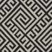 Toga - Greek Key Upholstery Fabric - Yard / toga-black - Revolution Upholstery Fabric