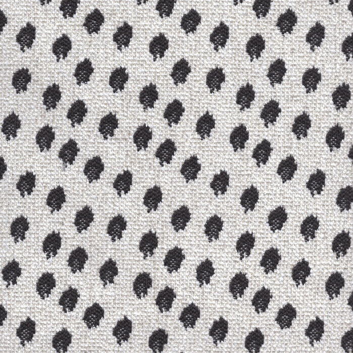 Spottie Dottie- Jacquard Upholstery Fabric - Swatch / Carbon - Revolution Upholstery Fabric