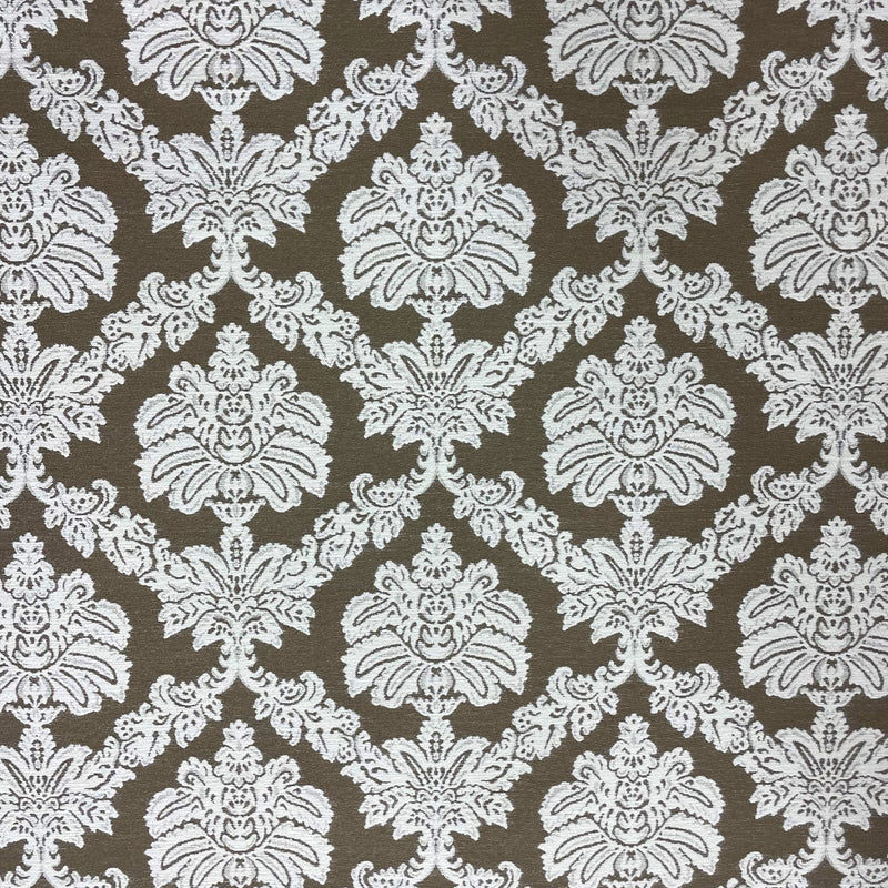 Tres Chic- Discontinued - Yard / Chocolate - Revolution Upholstery Fabric