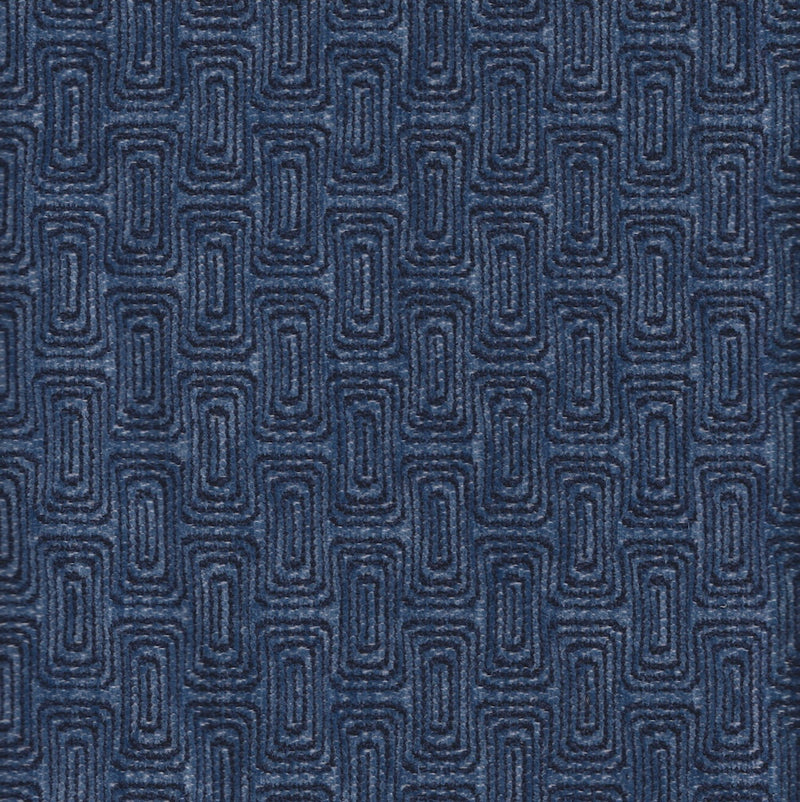 Collide - Modern Geometric Upholstery Fabric - Yard / Marine - Revolution Upholstery Fabric