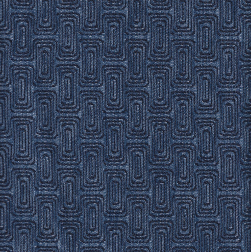 Collide - Modern Geometric Upholstery Fabric - Yard / Marine - Revolution Upholstery Fabric