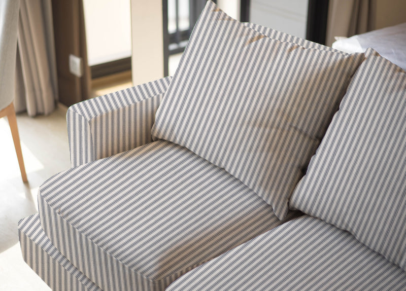 Foreshore - Washable Striped Performance Fabric - - Revolution Upholstery Fabric
