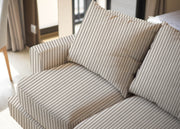 Foreshore - Washable Striped Performance Fabric - - Revolution Upholstery Fabric