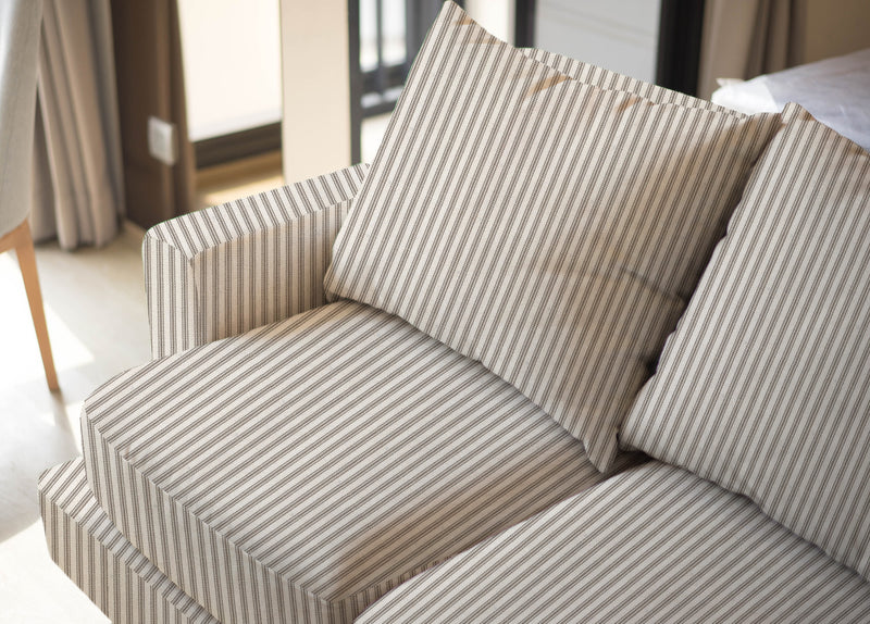 Foreshore - Washable Striped Performance Fabric - - Revolution Upholstery Fabric