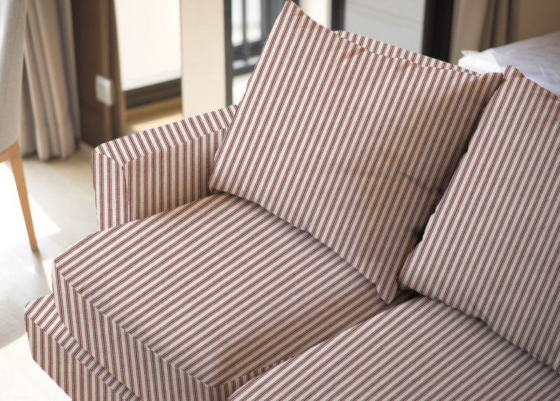 Foreshore - Washable Striped Performance Fabric - - Revolution Upholstery Fabric
