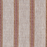 High Society - Tailored Striped Upholstery Fabric - Yard / Terra Cotta - Revolution Upholstery Fabric