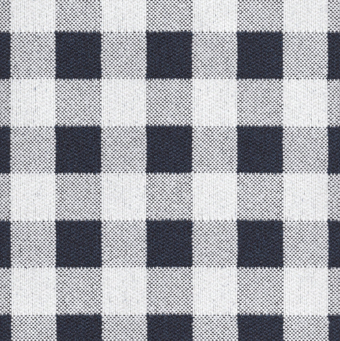 Brompton Checkered Print - Jacquard Upholstery Fabric - Yard / brompton-navy - Revolution Upholstery Fabric