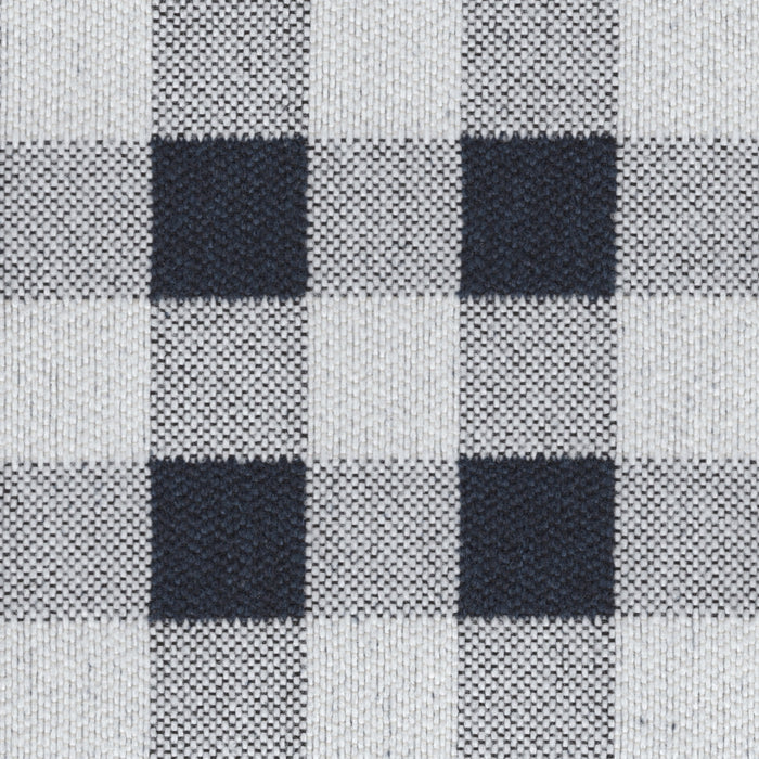 Brompton Checkered Print - Jacquard Upholstery Fabric - Yard / brompton-navy - Revolution Upholstery Fabric