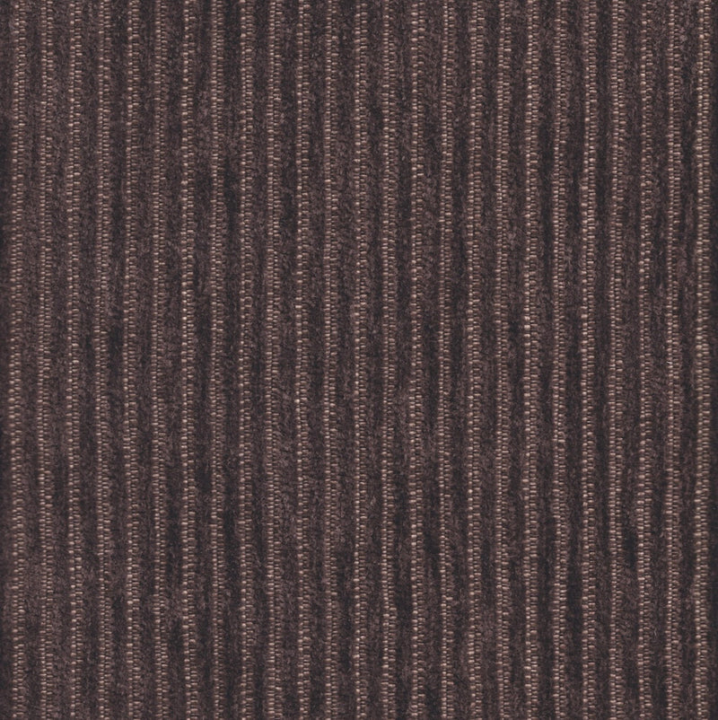 Jackson - Chenille Stripe Upholstery Fabric - Yard / Mocha - Revolution Upholstery Fabric