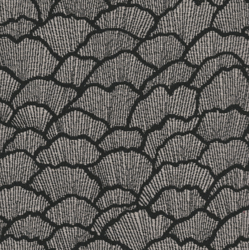 Leafing Out - Jacquard Upholstery Fabric - Swatch / Onyx - Revolution Upholstery Fabric