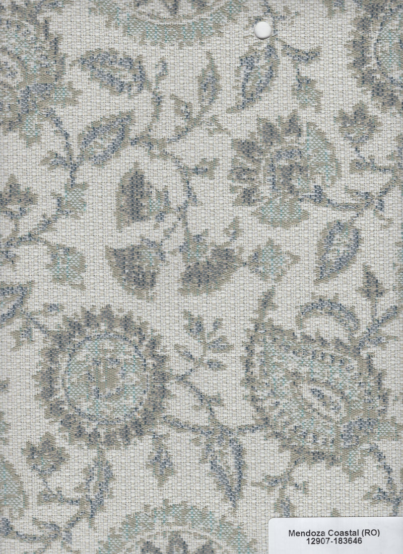 Mendoza - Outdoor Fabric - Swatch / Coastal - Revolution Upholstery Fabric