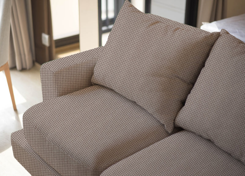 Menswear - Classic Houndstooth Upholstery Fabric - - Revolution Upholstery Fabric