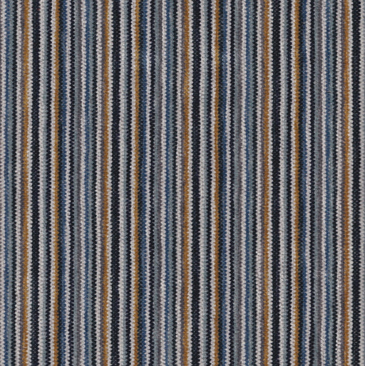 Mitchell - Modern Striped Upholstery Fabric - Yard / Lapis - Revolution Upholstery Fabric