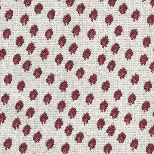 Spottie Dottie- Jacquard Upholstery Fabric - Discontinued - Swatch / Mulberry - Revolution Upholstery Fabric