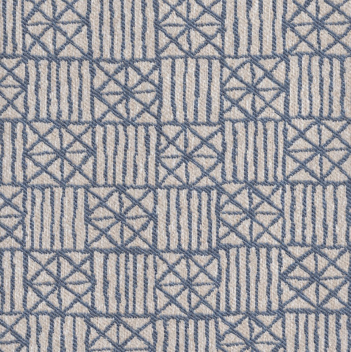 Delgado - Jacquard Upholstery Fabric - Yard / delgado-navy - Revolution Upholstery Fabric
