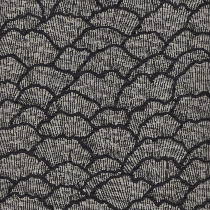 Leafing Out - Jacquard Upholstery Fabric - Swatch / Onyx - Revolution Upholstery Fabric