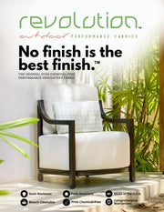 Revolution Outdoor Educational Flyer – “No Finish Is the Best Finish” (Double-Sided, 8.5" x 11") - - Revolution Upholstery Fabric