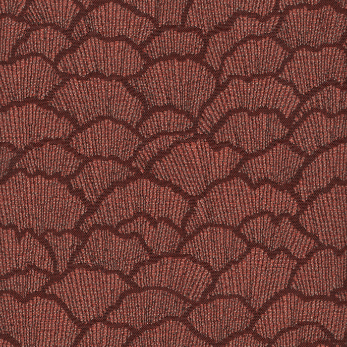 Leafing Out - Jacquard Upholstery Fabric - Swatch / Persimmon - Revolution Upholstery Fabric