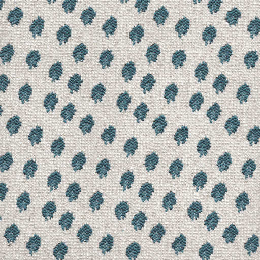 Spottie Dottie- Jacquard Upholstery Fabric - Swatch / Teal - Revolution Upholstery Fabric