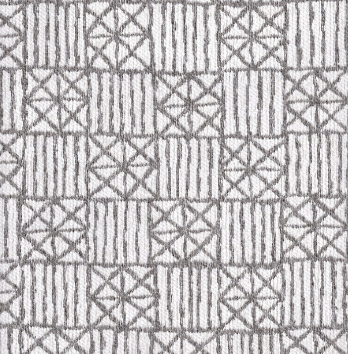 Delgado - Jacquard Upholstery Fabric - Yard / delgado-white - Revolution Upholstery Fabric