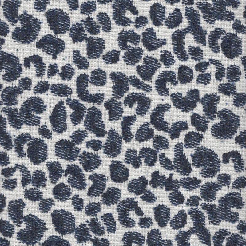 Wild - Outdoor Animal Print Fabric - Swatch / Navy - Revolution Upholstery Fabric