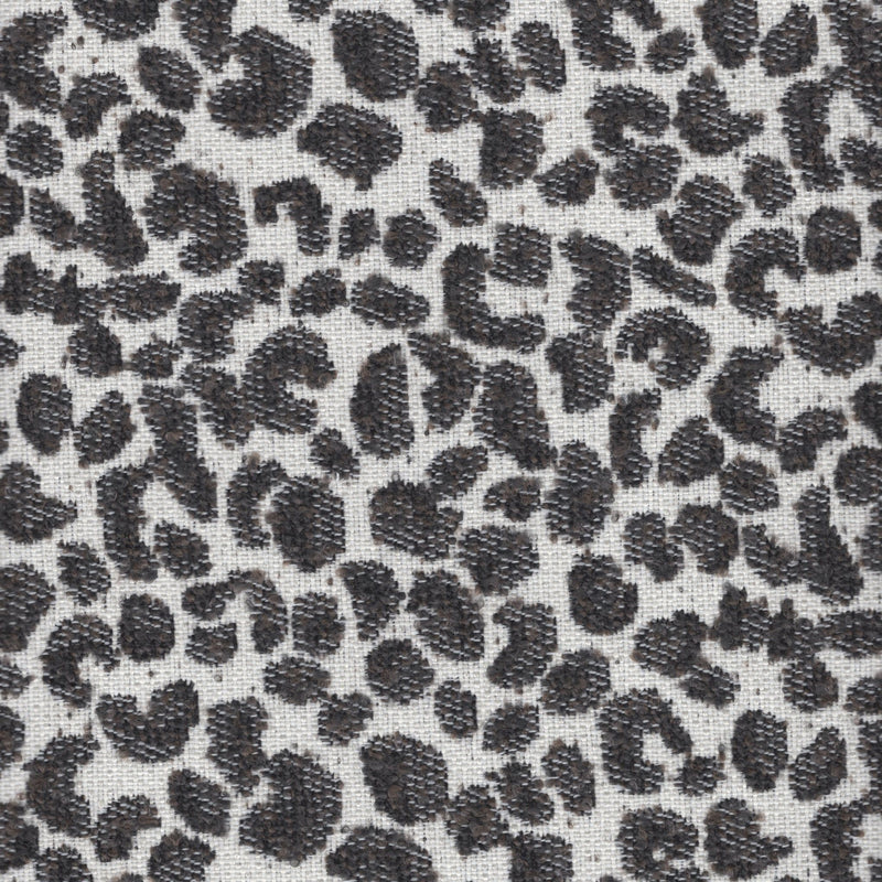 Wild - Outdoor Animal Print Fabric - Swatch / Ebony - Revolution Upholstery Fabric