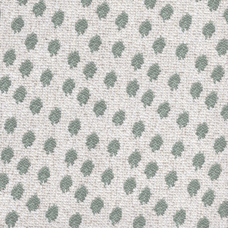Spottie Dottie- Jacquard Upholstery Fabric - Swatch / Willow - Revolution Upholstery Fabric