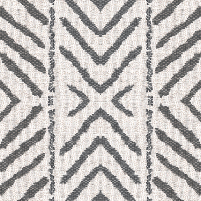 Serengeti - Outdoor Fabric - Swatch / Charcoal - Revolution Upholstery Fabric