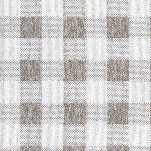 Brompton Checkered Print - Jacquard Upholstery Fabric - Yard / brompton-taupe - Revolution Upholstery Fabric