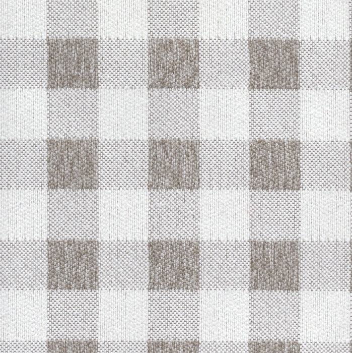 Brompton Checkered Print - Jacquard Upholstery Fabric - Yard / brompton-taupe - Revolution Upholstery Fabric
