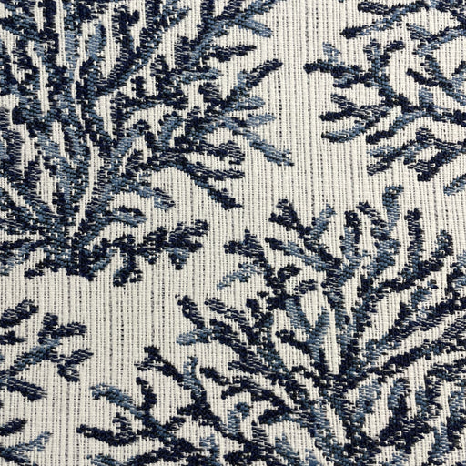 Coral Bay - Outdoor Upholstery Fabric - Yard / Dark Navy - Revolution Upholstery Fabric