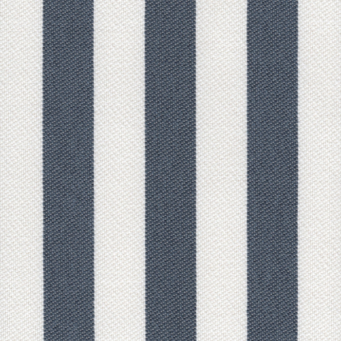 Cowabunga - Washable Striped Performance Fabric - yard / cowabunga-denim - Revolution Upholstery Fabric