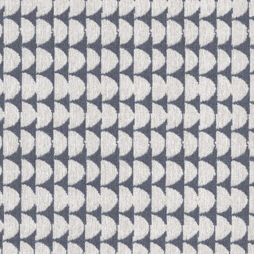 Geometric Print - Jacquard Upholstery Fabric - yard / geometrics-lapis - Revolution Upholstery Fabric