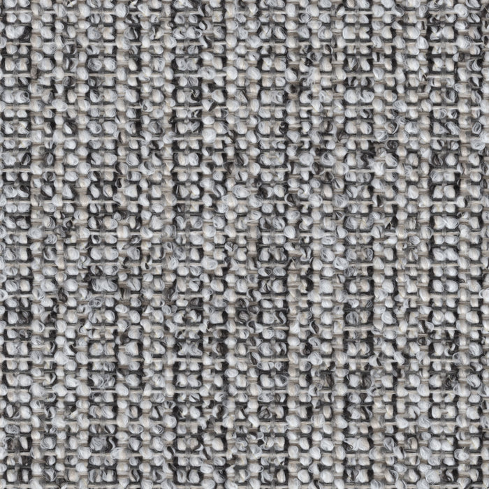Siesta - Boucle Basket Weave Upholstery Fabric - Swatch / Pepper - Revolution Upholstery Fabric