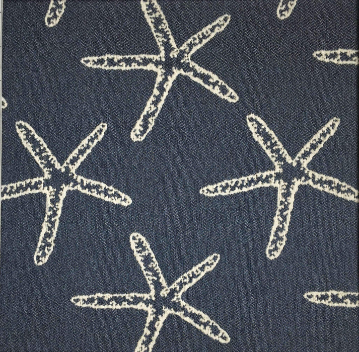 Seastar Starfish - Jacquard Upholstery Fabric - Yard / seastar-marine - Revolution Upholstery Fabric