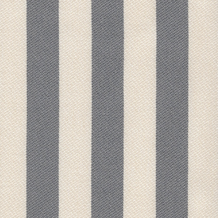 Cowabunga - Washable Striped Performance Fabric - yard / cowabunga-smoke - Revolution Upholstery Fabric