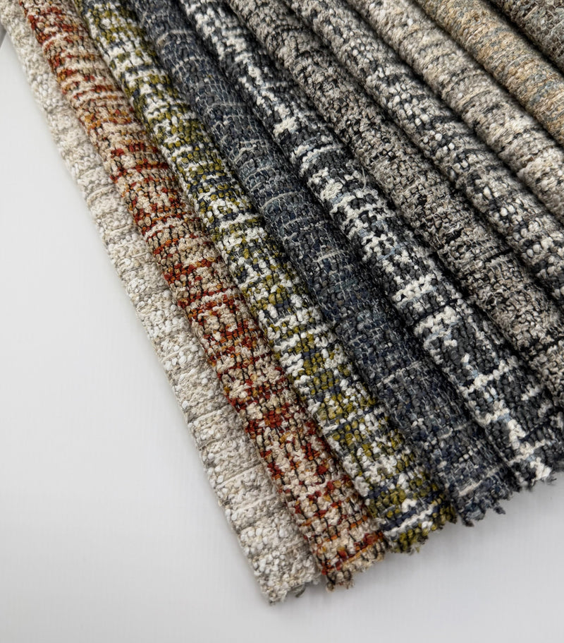 Barkcloth Memo Set - Barkcloth Memo Set - Revolution Upholstery Fabric