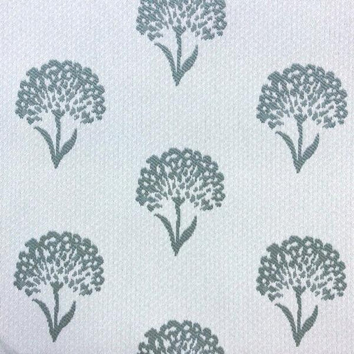Coneflower Floral - Jacquard Upholstery Fabric - Yard / coneflower-teal - Revolution Upholstery Fabric