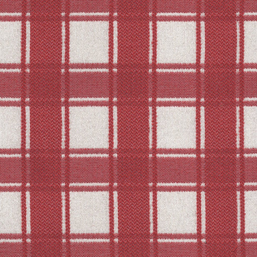 Denmark Plaid - Jacquard Upholstery Fabric - Yard / denmark-cherry - Revolution Upholstery Fabric