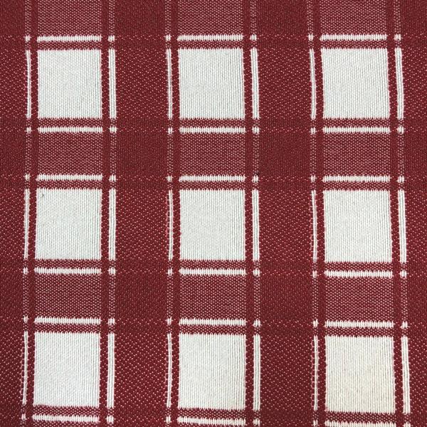 Denmark Plaid - Jacquard Upholstery Fabric - Yard / denmark-cherry - Revolution Upholstery Fabric