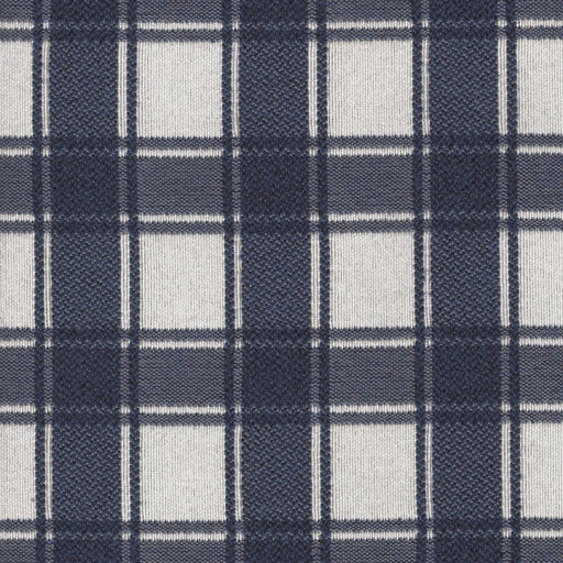 Denmark Plaid - Jacquard Upholstery Fabric - Yard / denmark-indigo - Revolution Upholstery Fabric
