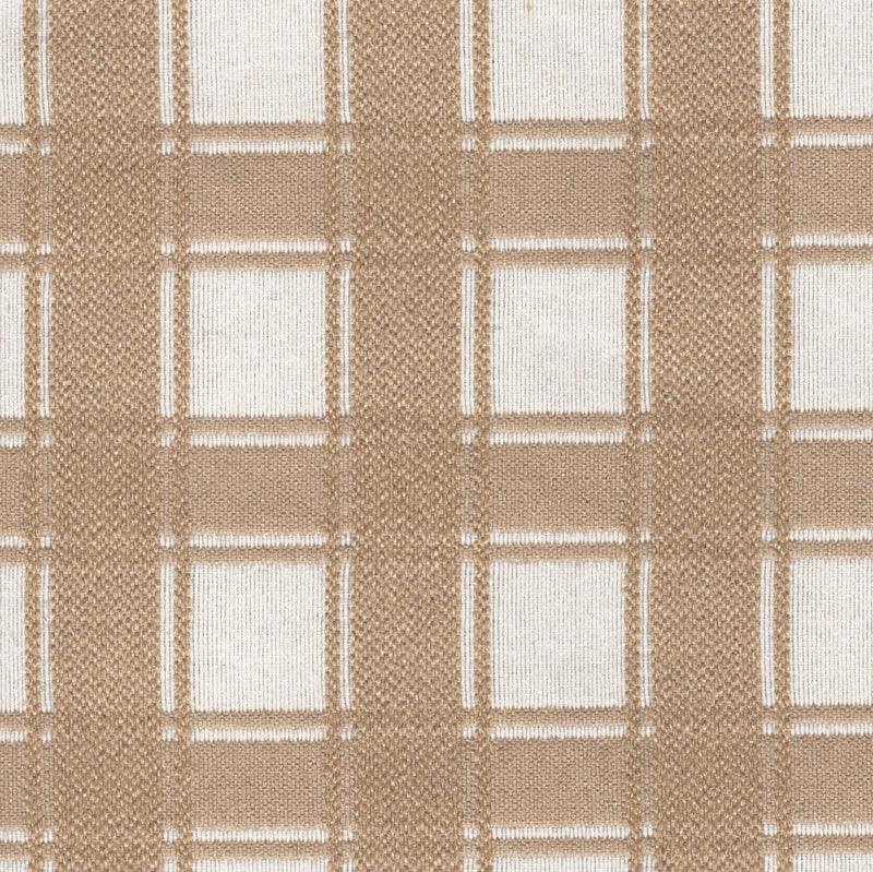Denmark Plaid - Jacquard Upholstery Fabric - Yard / denmark-straw - Revolution Upholstery Fabric