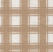 Flat view of Revolution Performance Upholstery Fabric in Denmark Straw, featuring a warm beige plaid pattern with layered vertical and horizontal bands that create a timeless, tailored look. The tightly woven texture enhances the clean structure of the design.