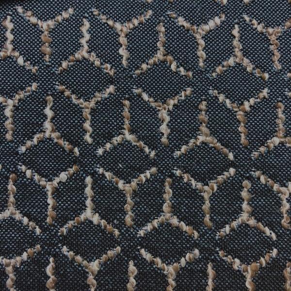 Gleason Geometric Pattern - Jacquard Upholstery Fabric - Yard / gleason-navy - Revolution Upholstery Fabric