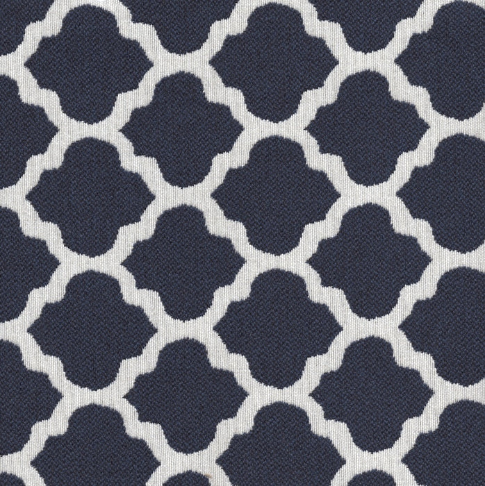 Metalwork - Washable Performance Fabric - Discontinued - Yard / metalwork-indigo - Revolution Upholstery Fabric